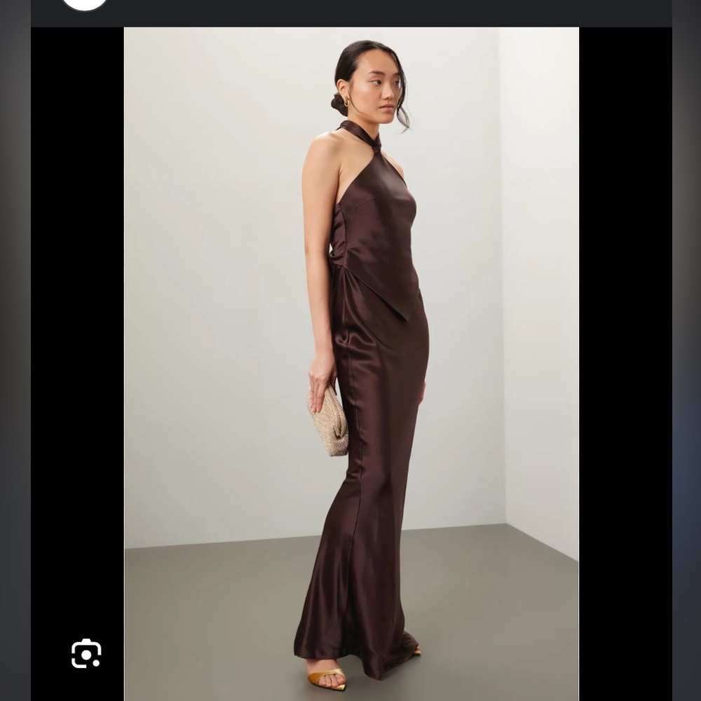 Retrofete ester dress in brown M